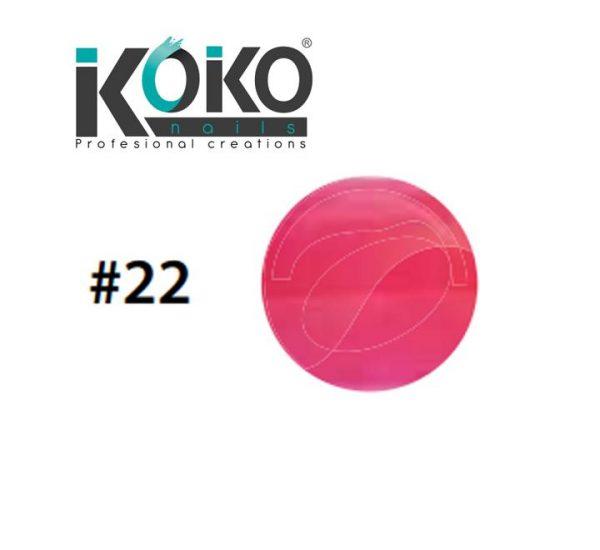 Acrilico De Color #22 7gr Koko Nails