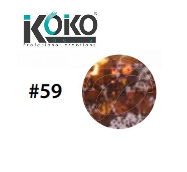 Acrilico De Color #59 7gr Koko Nails