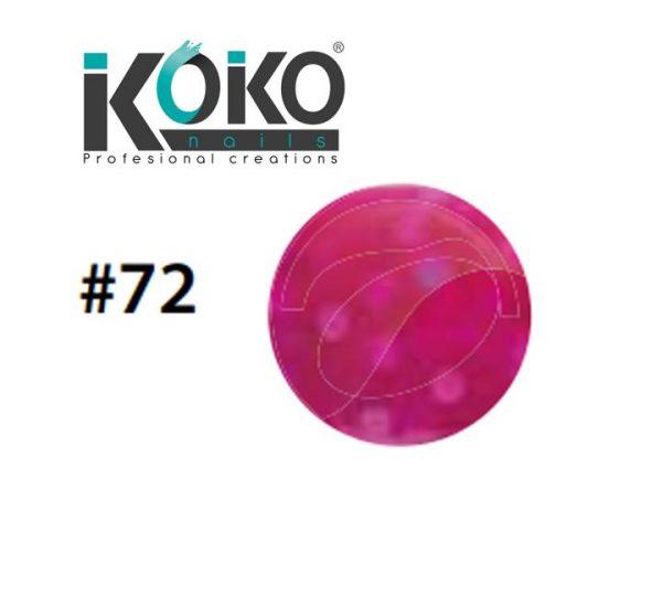 Acrilico De Color #72 7gr Koko Nails