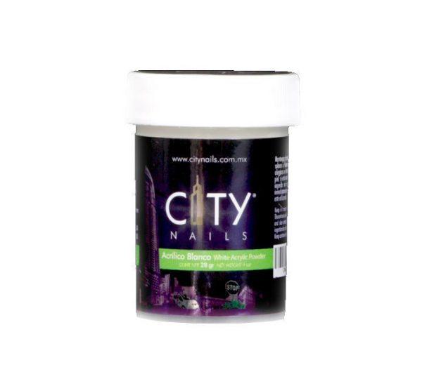 Acrilico White 01 oz City Nails
