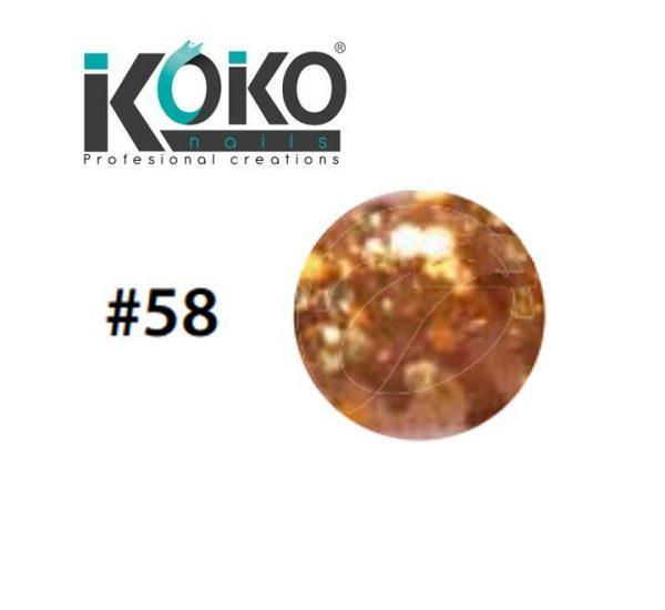 Acrilico De Color #58 7gr Koko Nails
