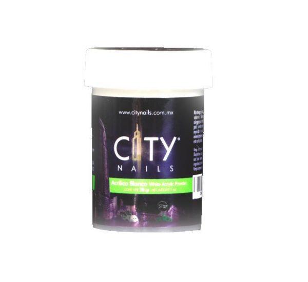 Acrilico White 1/2 oz City Nails