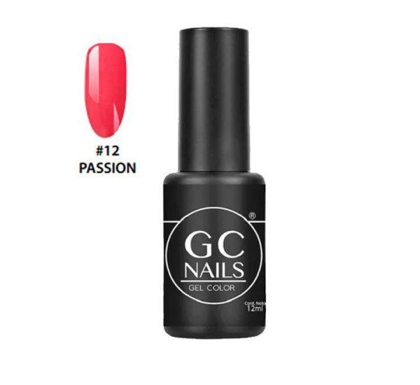 Esmalte En Gel 1 Paso 12 Passion GC Nails