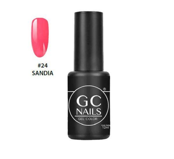 Esmalte En Gel 1 Paso 24 Sandia GC Nails