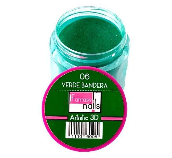 Acricolor Verde Bandera #6 Fantasy Nails