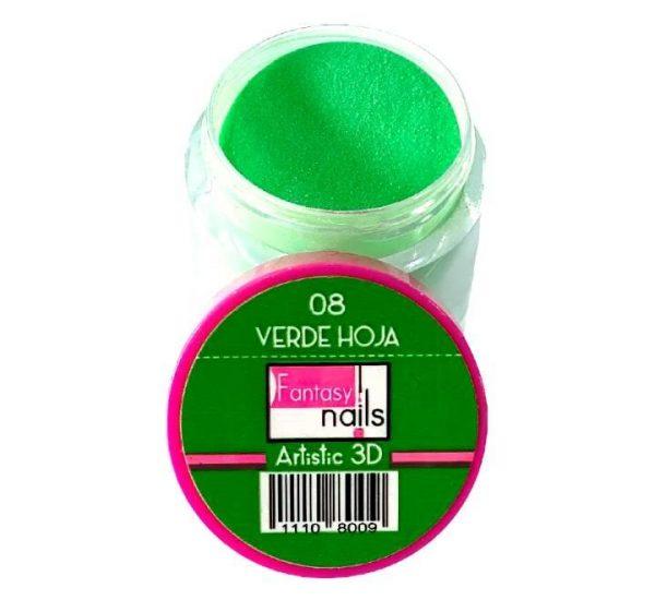 Acricolor Verde Hoja #8 Fantasy Nails
